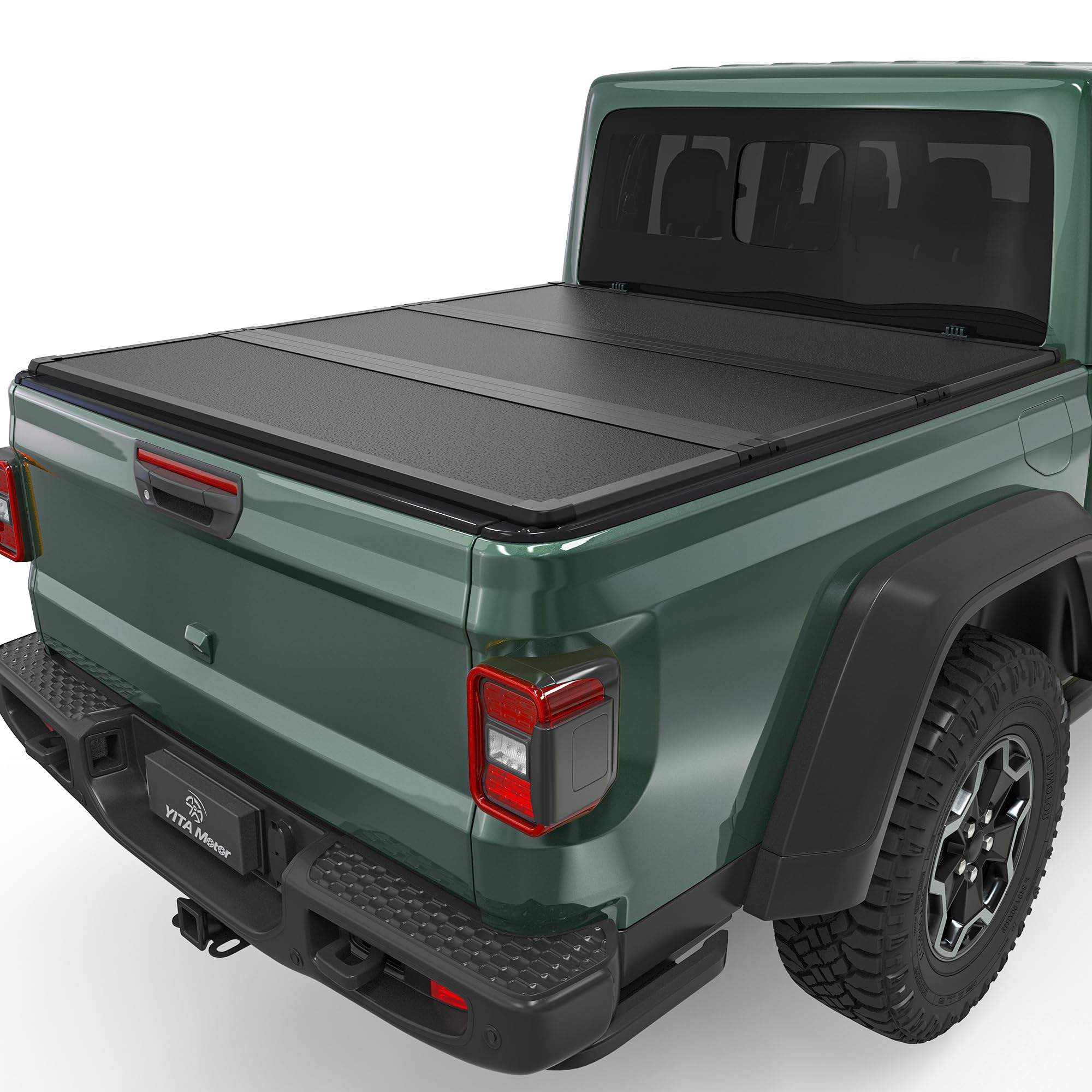 YITAMOTOR Tailored FRP Hard Tri-Fold Tonneau Cover