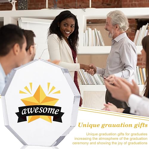 Miniatura 7 de Janmercy 10 trofeos acrílicos de agradecimiento para adultos y niños