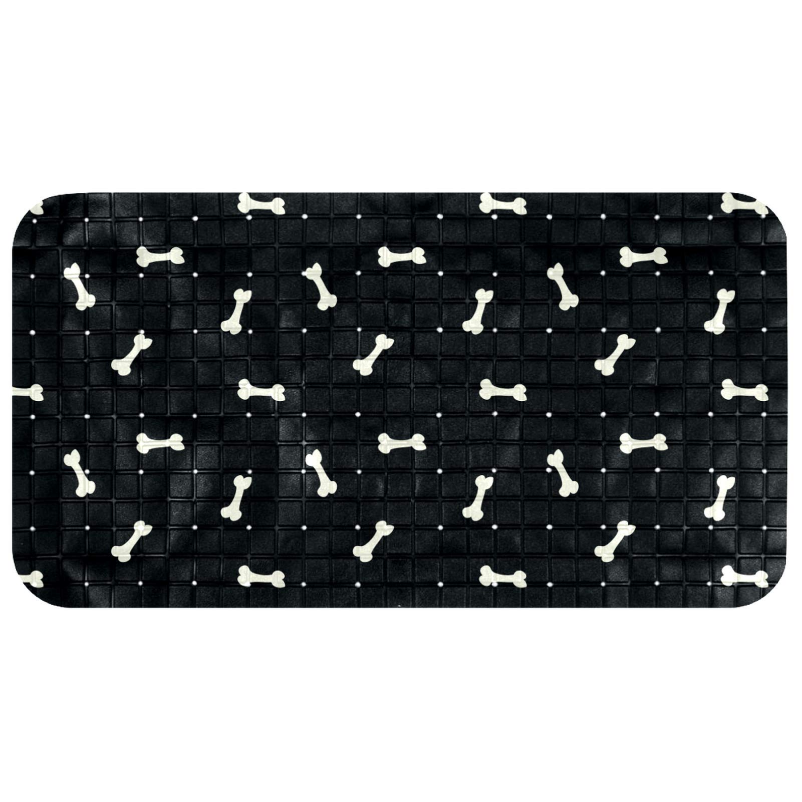 Tapis de bain de qualité supérieure sans phtalates motif os 60x35 cm pour spa moderne