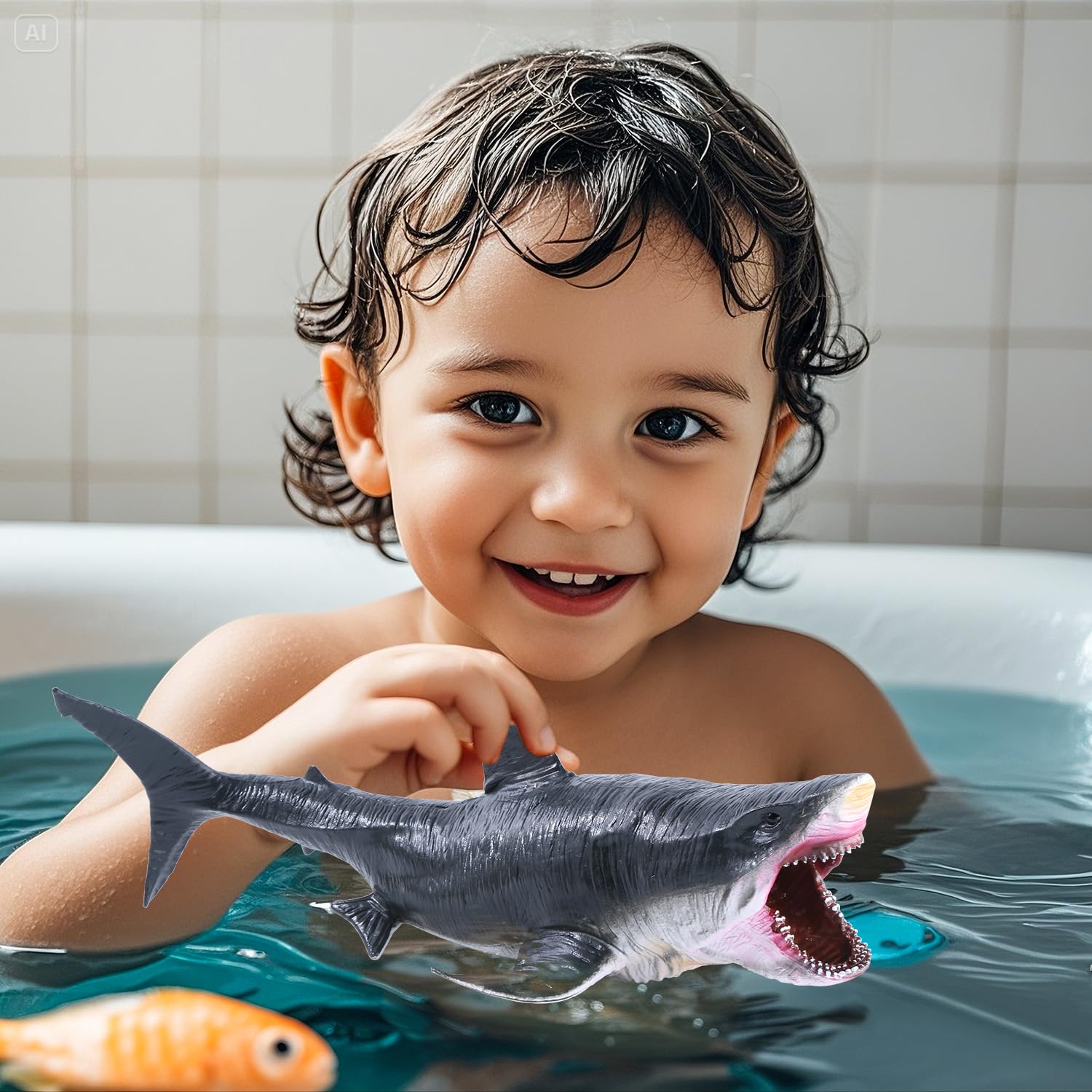 kukifun 11" Megalodon Shark Toy - Image 4