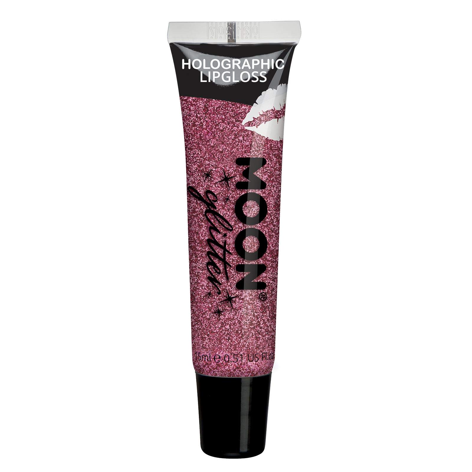 Holographic Lip Gloss with Glitter by Moon Glitter