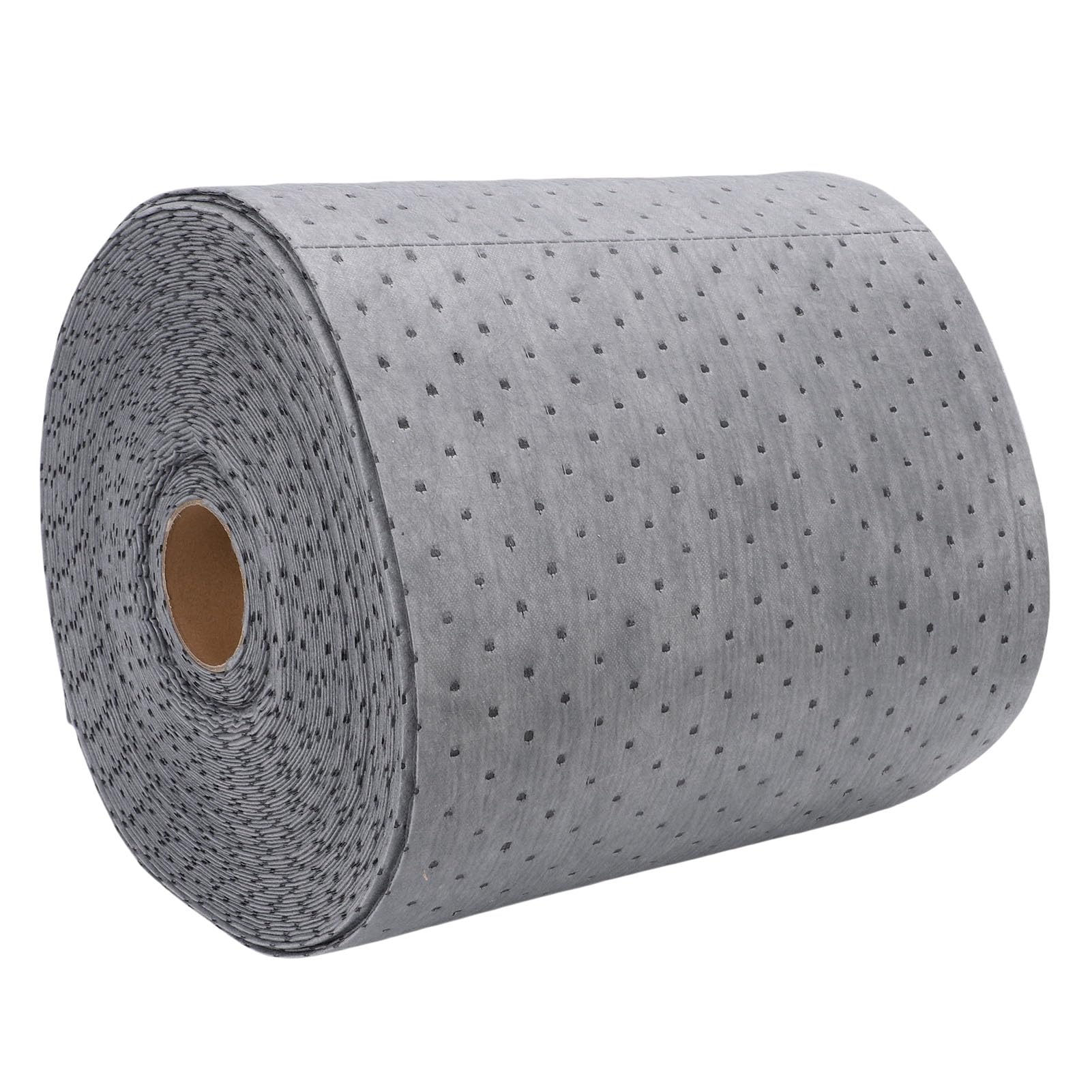 Rollo Universal de Alfombrilla Absorbente de Aceite, Pesado, para Limpieza Rápida de Líquidos en Talleres y Sótanos, 1 Rollo