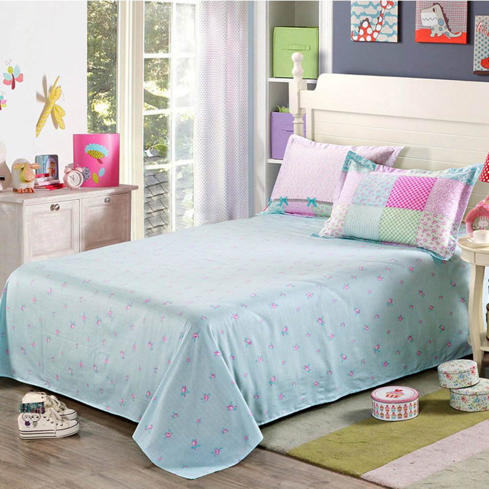 Draps en coton enfants doux pour stopper les irritations sur lit twin 160x230cm