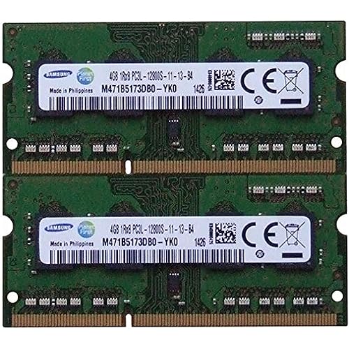 Samsung ram Memory 8GB kit (2 x 4GB) DDR3 PC3-12800,1600MHz for 2012 Apple MacBook Pro's, iMac's and 2011/2012 Mac Mini's