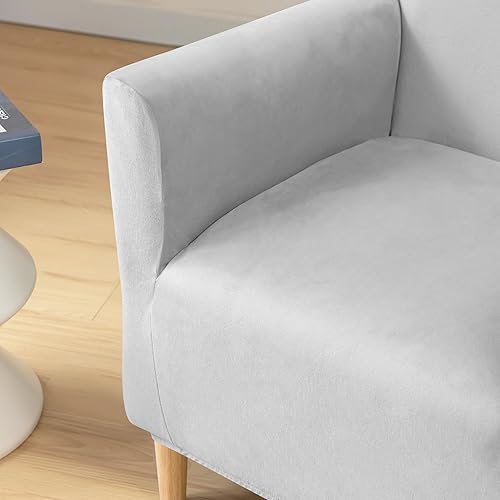 Miniatura 4 de Elehealthy Fundas elásticas para sillas de banquete, fundas de terciopelo de lujo para sillón, fundas para sofá, fundas antideslizantes para muebles