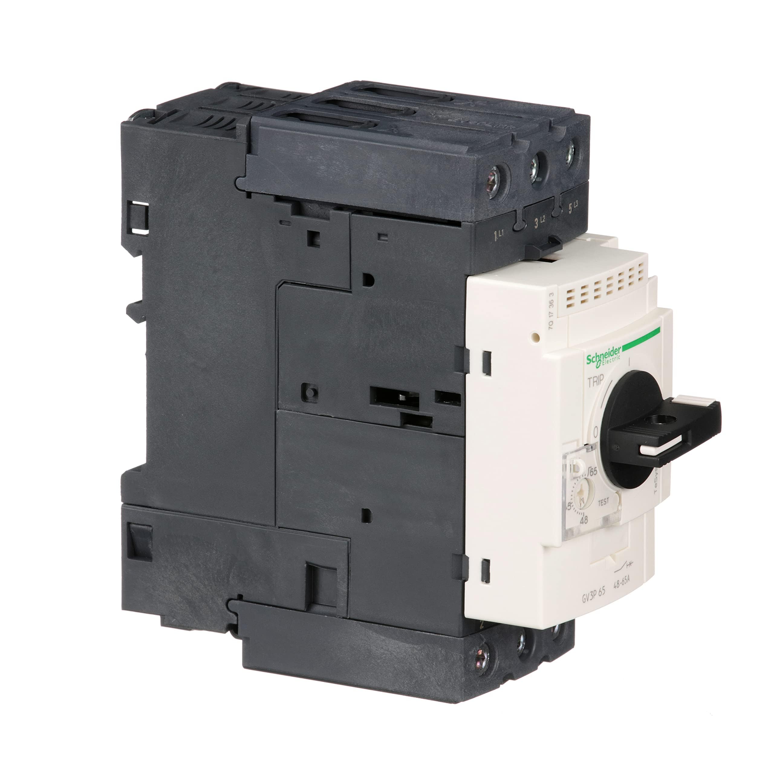 Schneider Electric GV3P65 Tesys Gv3, Disyuntor Magnetotérmico, 48…65A, Conectores Everlink Btr