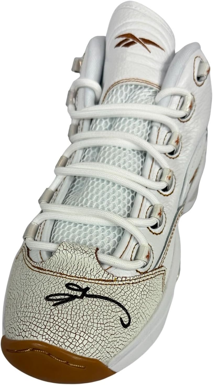 Allen Iverson autographed signed right sneaker Philadelphia 76er's JSA COA - Autographed NBA Sneakers