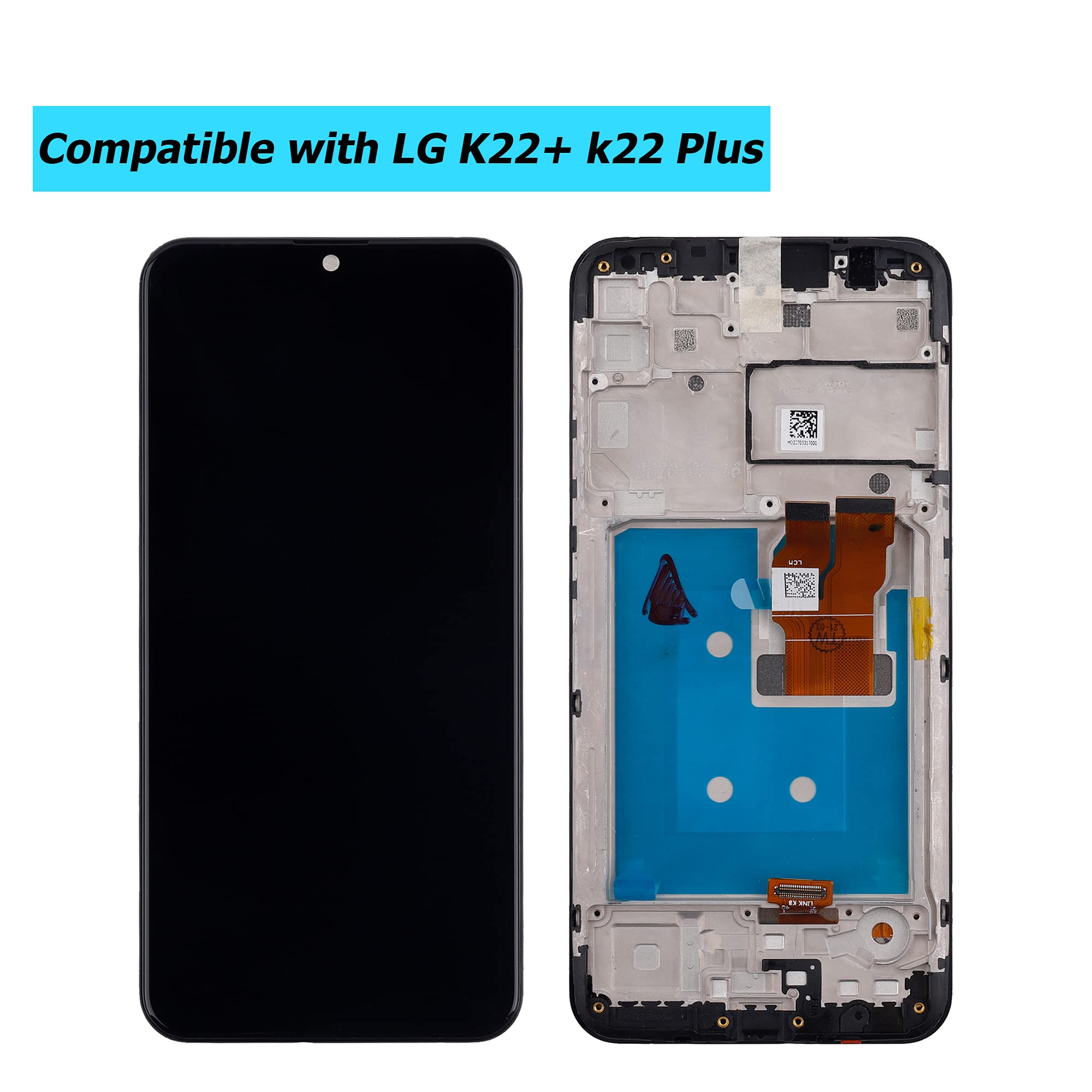 Amazon.com: Vvsialeek LCD Compatible with LG K22+ k22 Plus LMK200Z