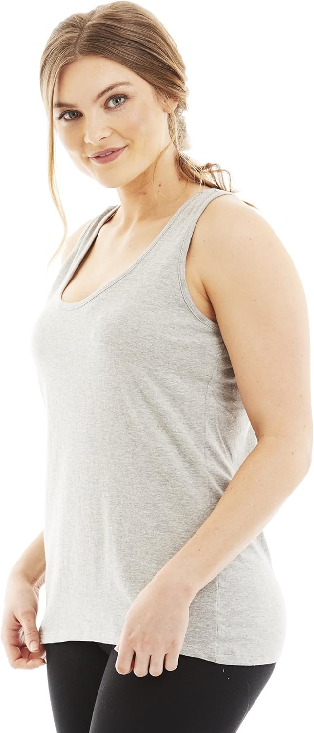 Caramel Cantina 3 Pack Cotton Racerback Tank Top - Image 7