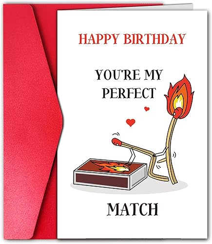 GYYsweetus Cheeky Butt - Tarjeta divertida de aniversario para hombres o mujeres, tarjeta de Anniv sucio grosero para él o ella con sobre (Love You