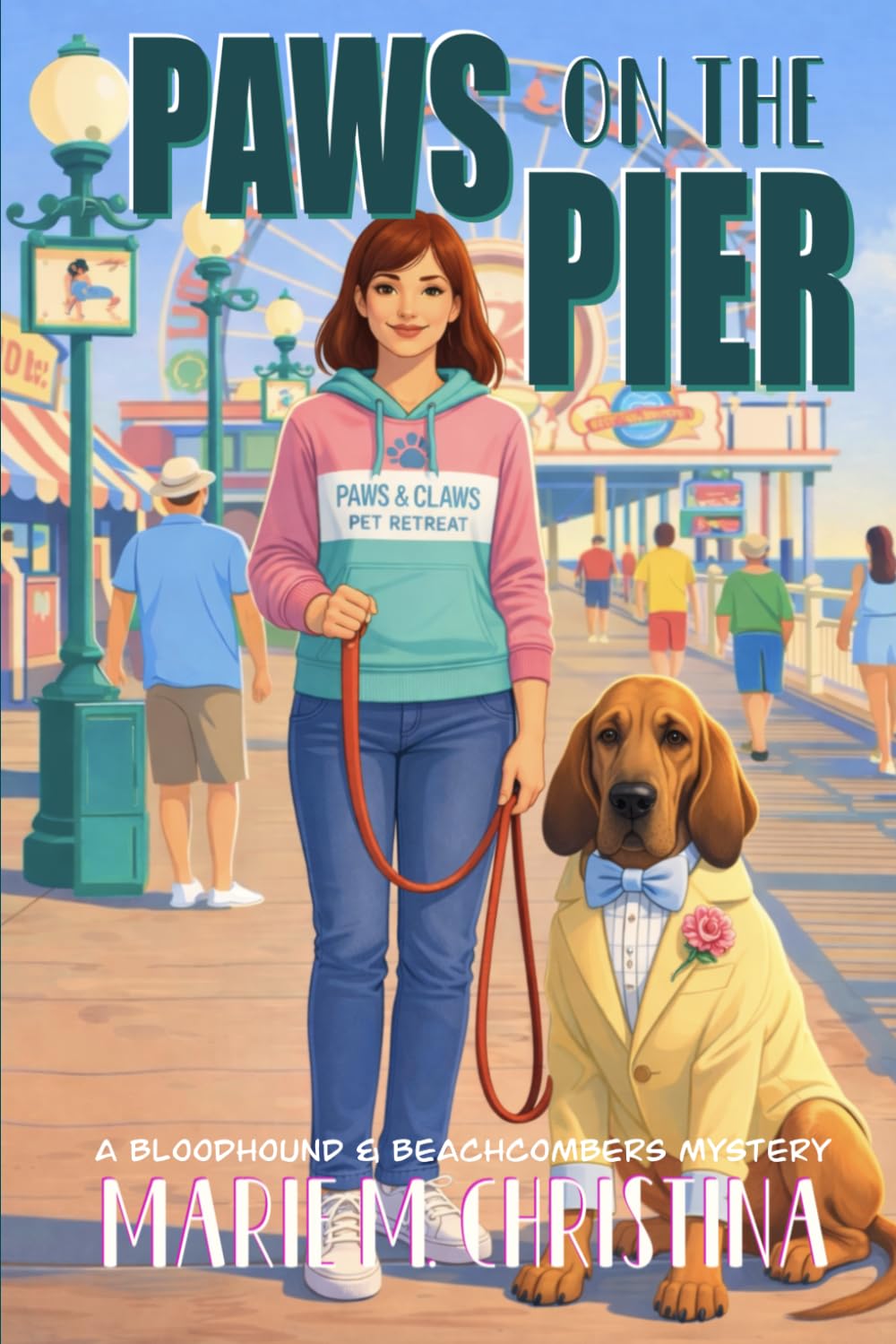 Paws on the Pier: A Bloodhound & Beachcombers Mystery
