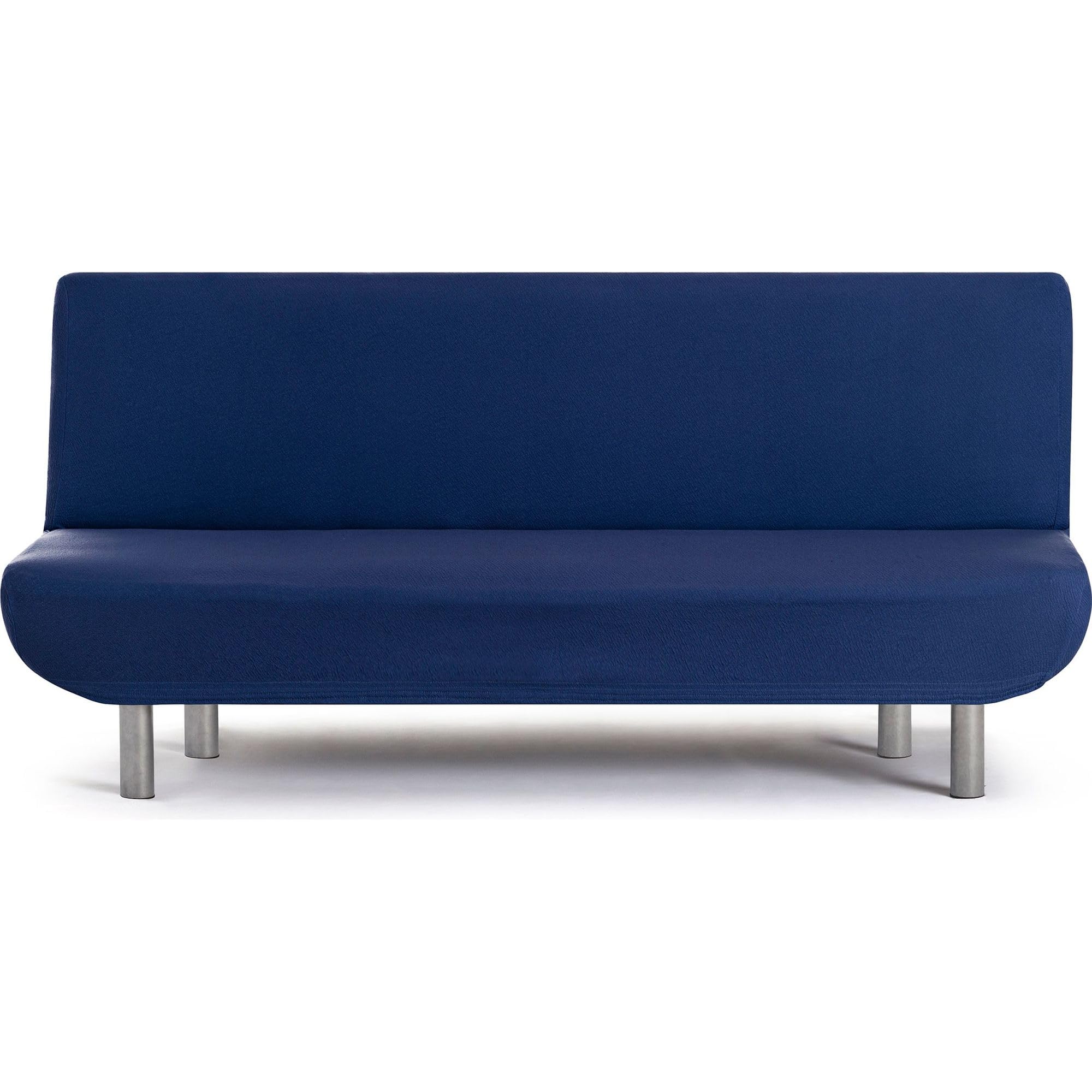ECOMMERC3 | 3 Seater Clic-Clac Bi-Elastic Universal Sofa Cover – Blue Sofa Cover, Easy to Put on and Remove, Anti-Wear Protection