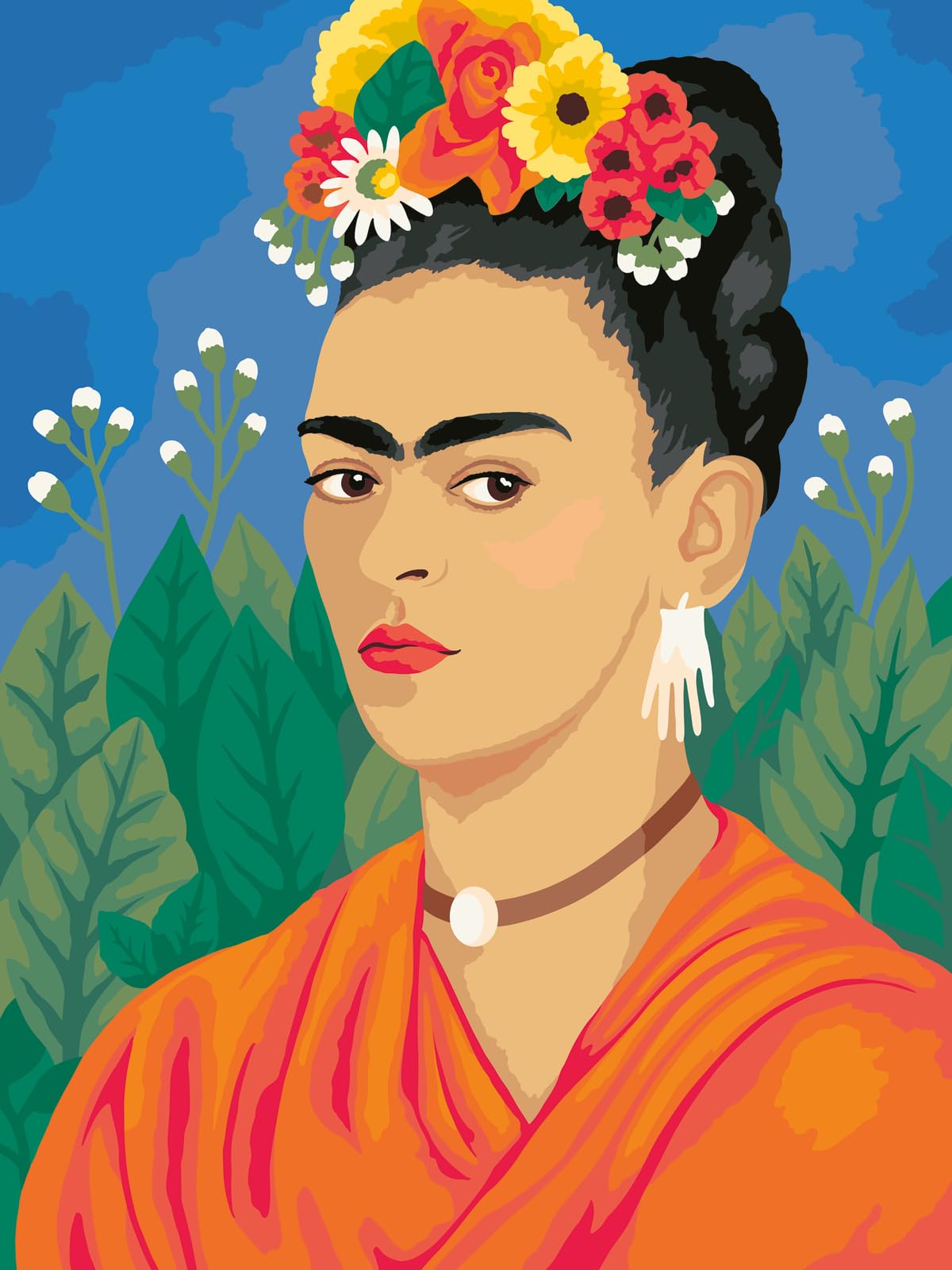Ravensburger - CreArt Frida Kahlo, Kit Pittura Per Adulti