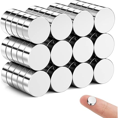 Grtard Set of 50 8mm Round Neodymium Magnets