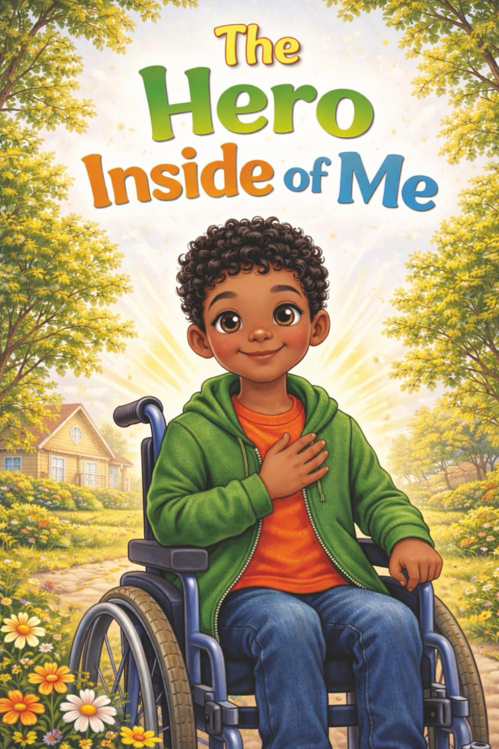 The Hero Inside Of Me: Book That Teaches Kids Courage, Self- Confidence, Bravery, Adventure And Superpower Even With Disability