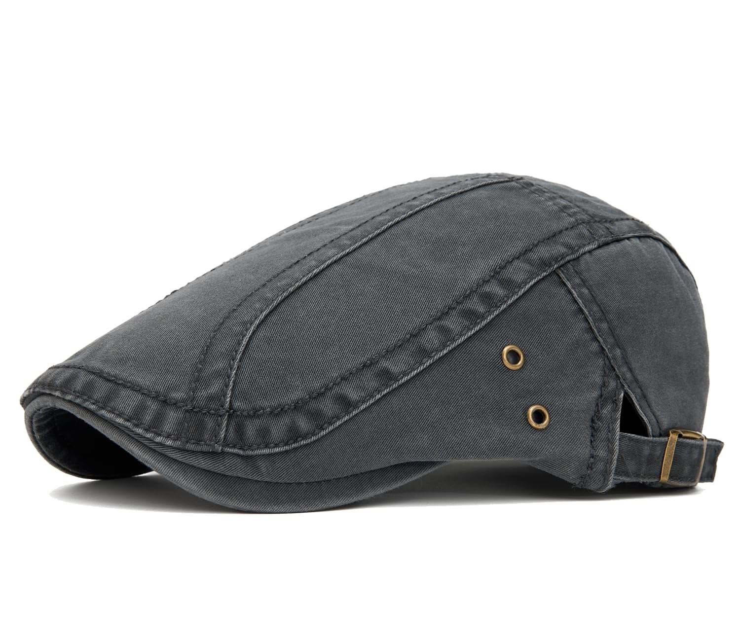 Quanhaigou Unisex Denim Newsboy Hats Flat Ivy Gatsby Cabbie Driving Berets Hat Cotton Dad Cap for Men Women