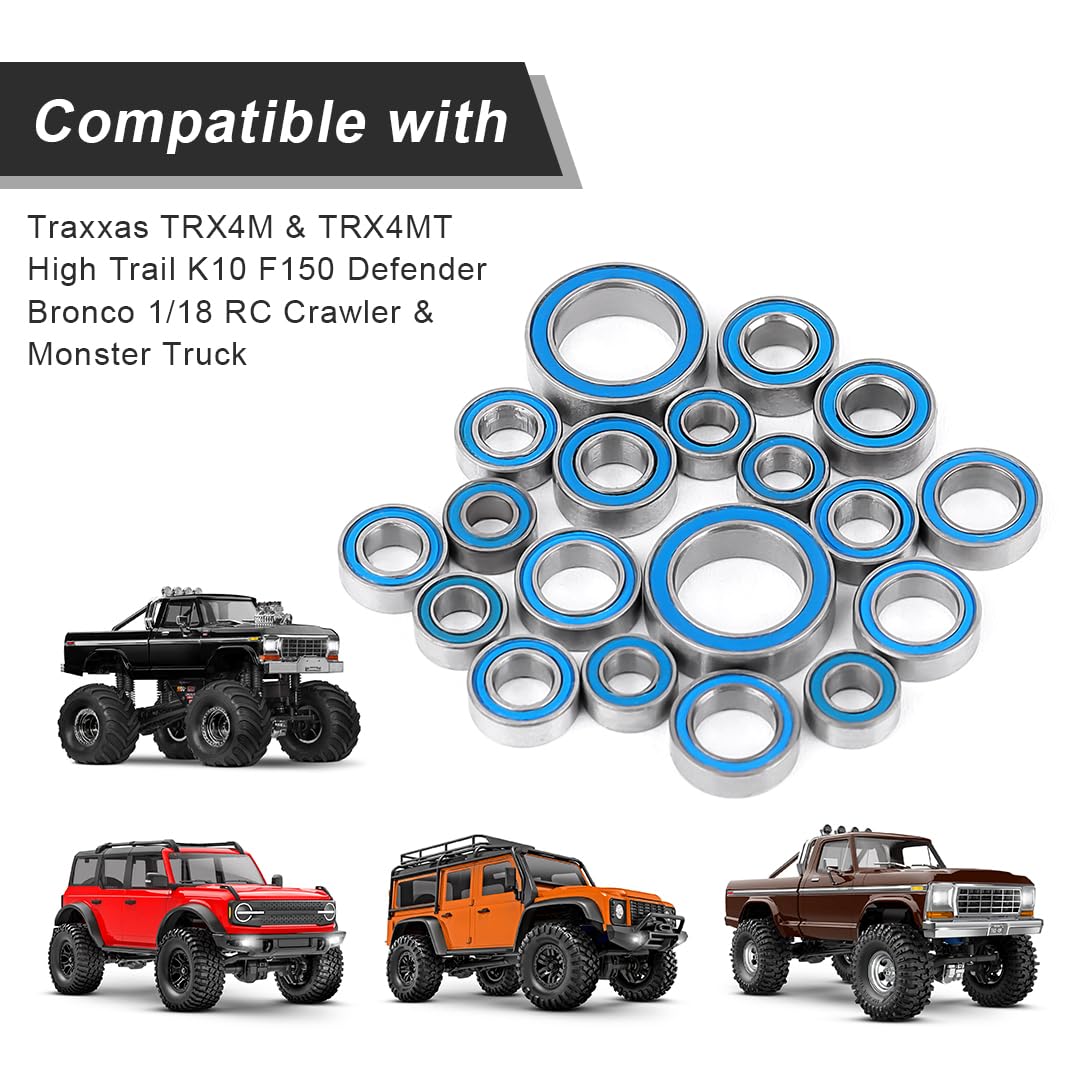 Kit De Roulements Scellés Pour Traxxas TRX-4M 1/18 Ford F-150 High