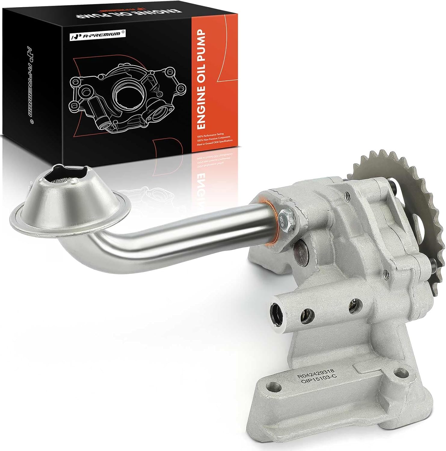 A-Premium Engine Oil Pump for 1.8L 1.9L 2.0L - Compatible with Volkswagen Jetta 1998-2006/2011-2015, Passat 1998-2005, Golf 1998-2006, Beetle 1998-2006 & Audi A4 2001-2006, TT, A4 Quattro, TT Quattro