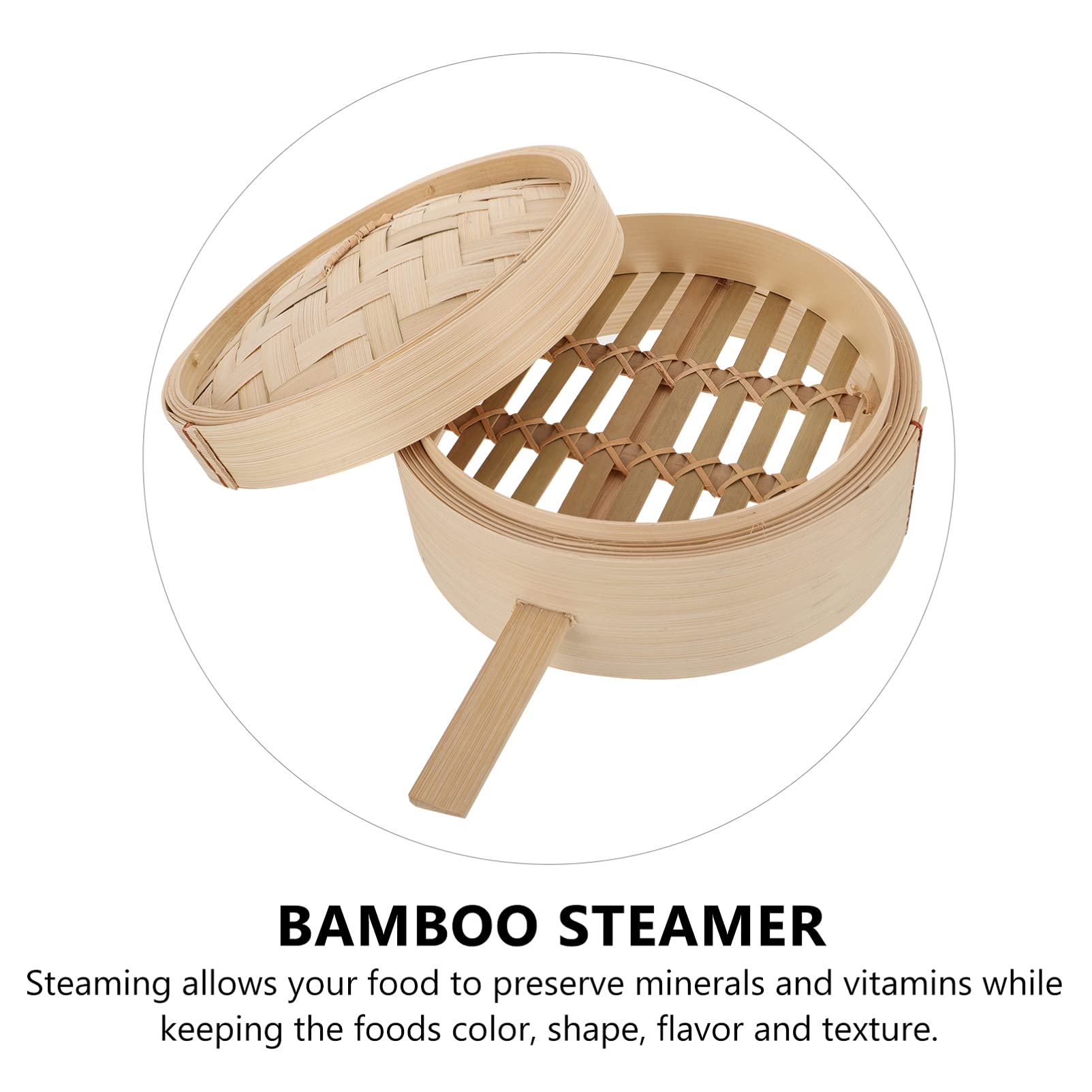 Cabilock 1pc Steamer Cooking Steamer for Healthy Meals for Dim Sum and Vegetables Lid Easy to Clean and Maintain for Household Use