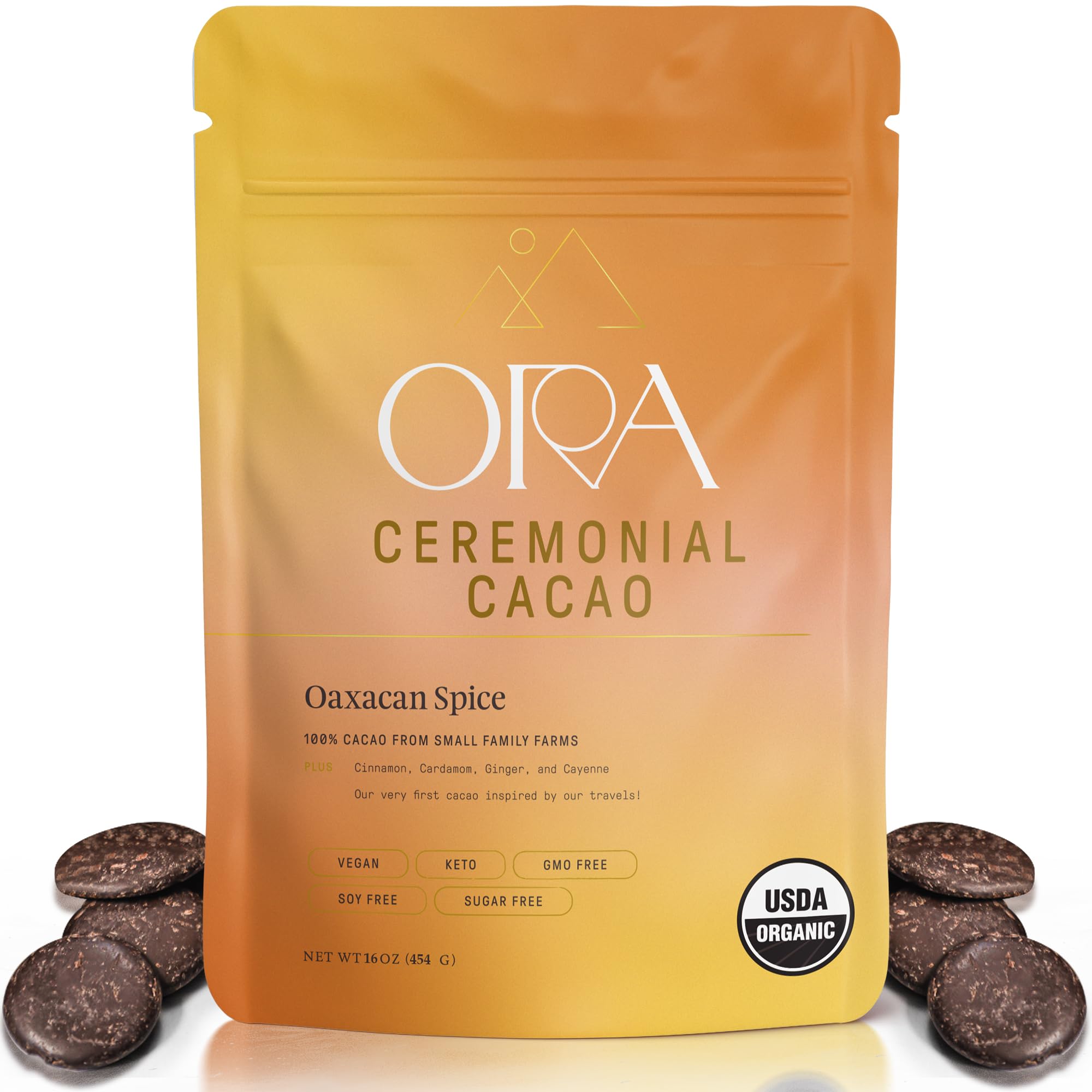Amazon.com : ORA Ceremonial Cacao - Oaxacan Spice - Organic 100