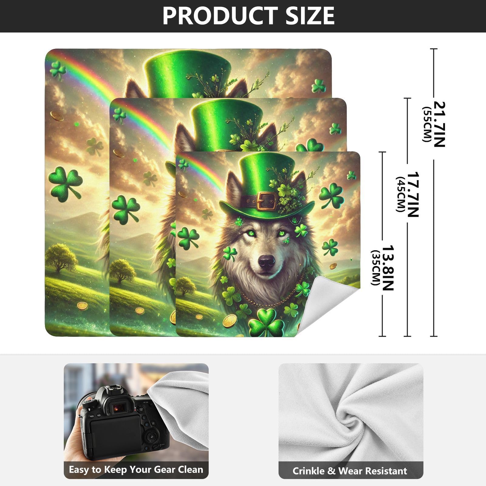 Joko Ivery Lucky Wolf St Patricks Protective Wrap 13.8