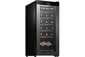 Frigidaire 18-Bottle Slim Wine Chiller: Perfect Temperature for Red and White Wines