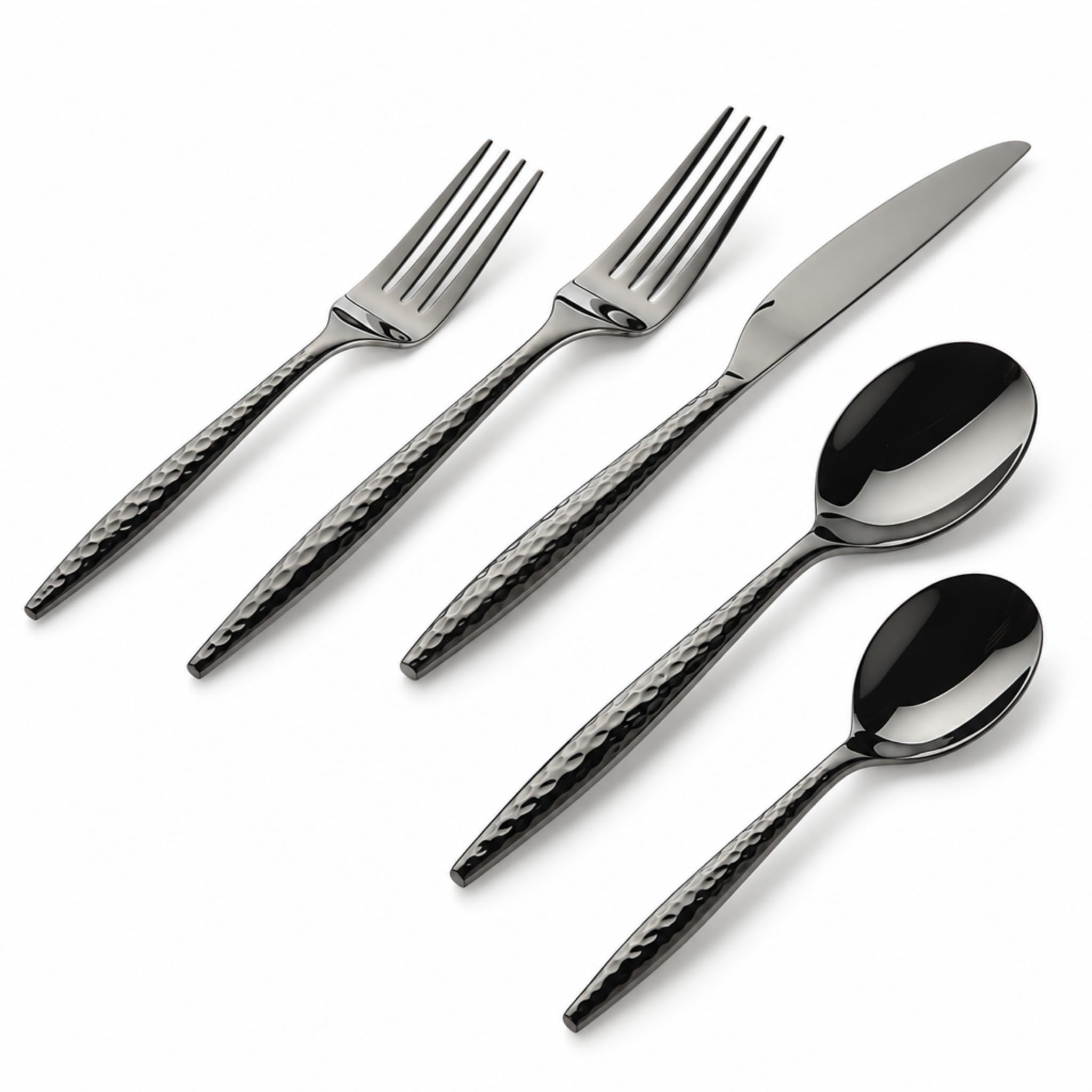 Godinger 20‑Piece Stainless Steel Silverware Set, Flatware Utensil Set for 4, Atlas, Silver Matte, 18/0 — Amazon image 14