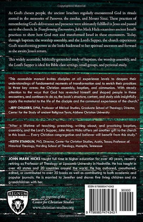 Miniatura 2 de Transforming Encounters Baptism, Assembly, and the Lords Supper (Doctrina Series)