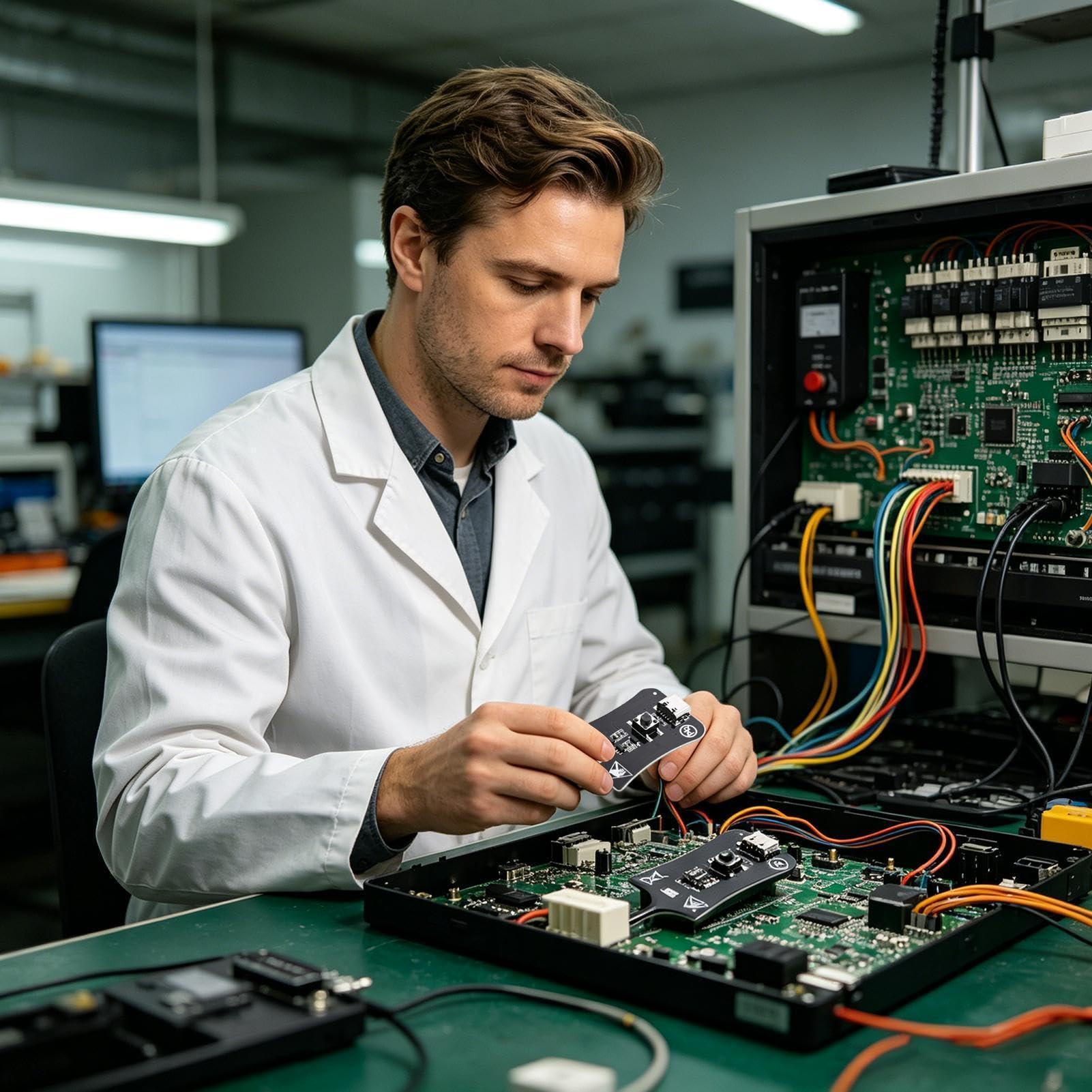Probador De Componentes Electrónicos - Detector Placa Circuito para Placa Base,Probador De Inductancia Para Placas De Circuito | Para Taller Doméstico, Portátil, Electrodoméstico, Teléfono,