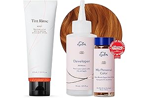 eSalon Custom Copper Hair Color Kit with Gem Shampoo