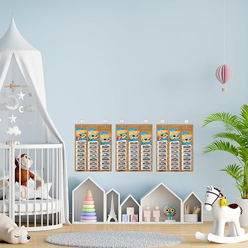 Miniatura 5 de Estuche de exhibición para autos empaquetados, organizador de exhibición colgante para modelos de autos empaquetados, estuche de almacenamiento