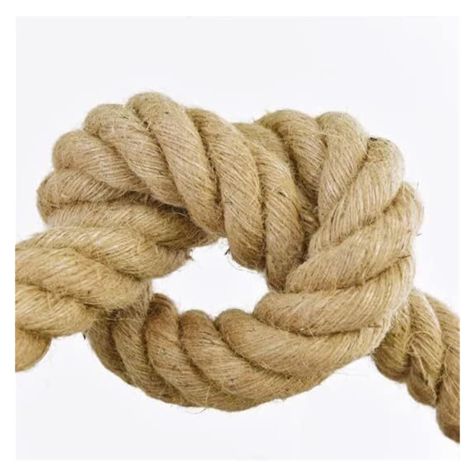 sznurek, Lina jutowa Lina konopna 24 mm x 10 M Lina sizalowa i gruby sznurek jutowy do drapania Lina do przeciągania liny Sznurek bagażowy(18MM 10M)