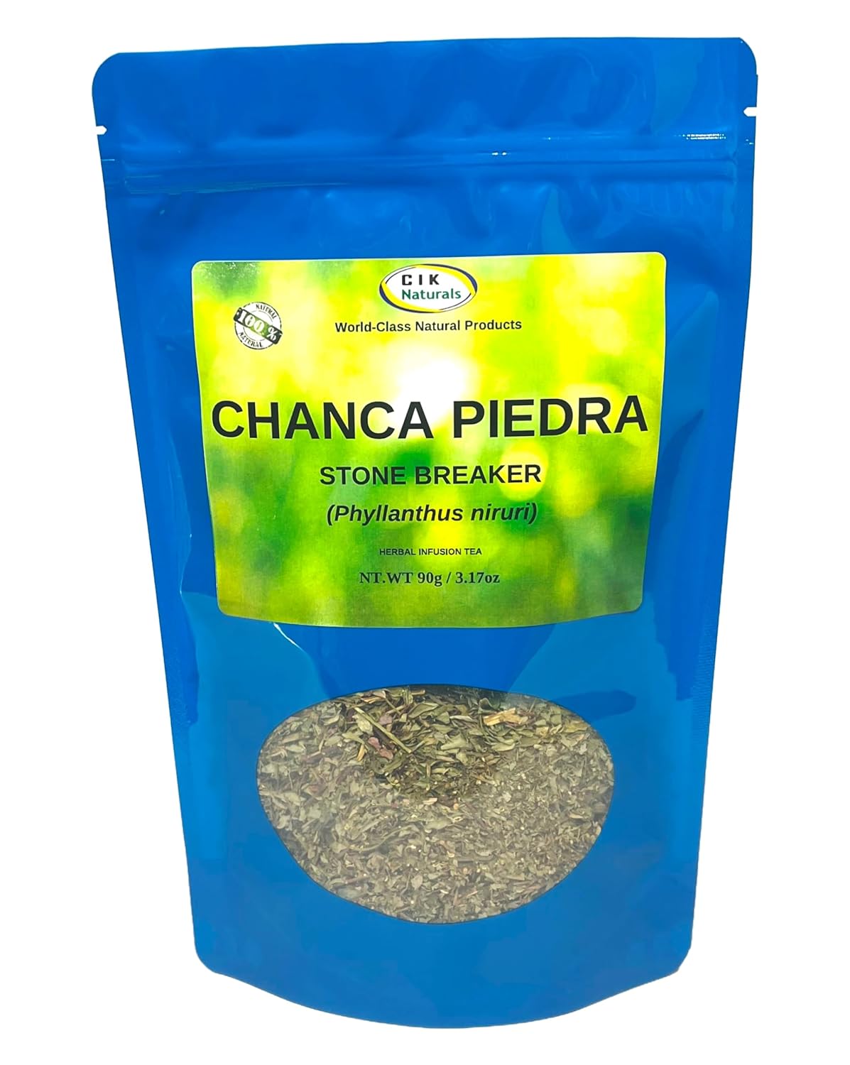 CIK Naturals Chanca Piedra Stonebreaker Herbal Infusion Tea Gale of the Wind Value (90g) Zip Lock
