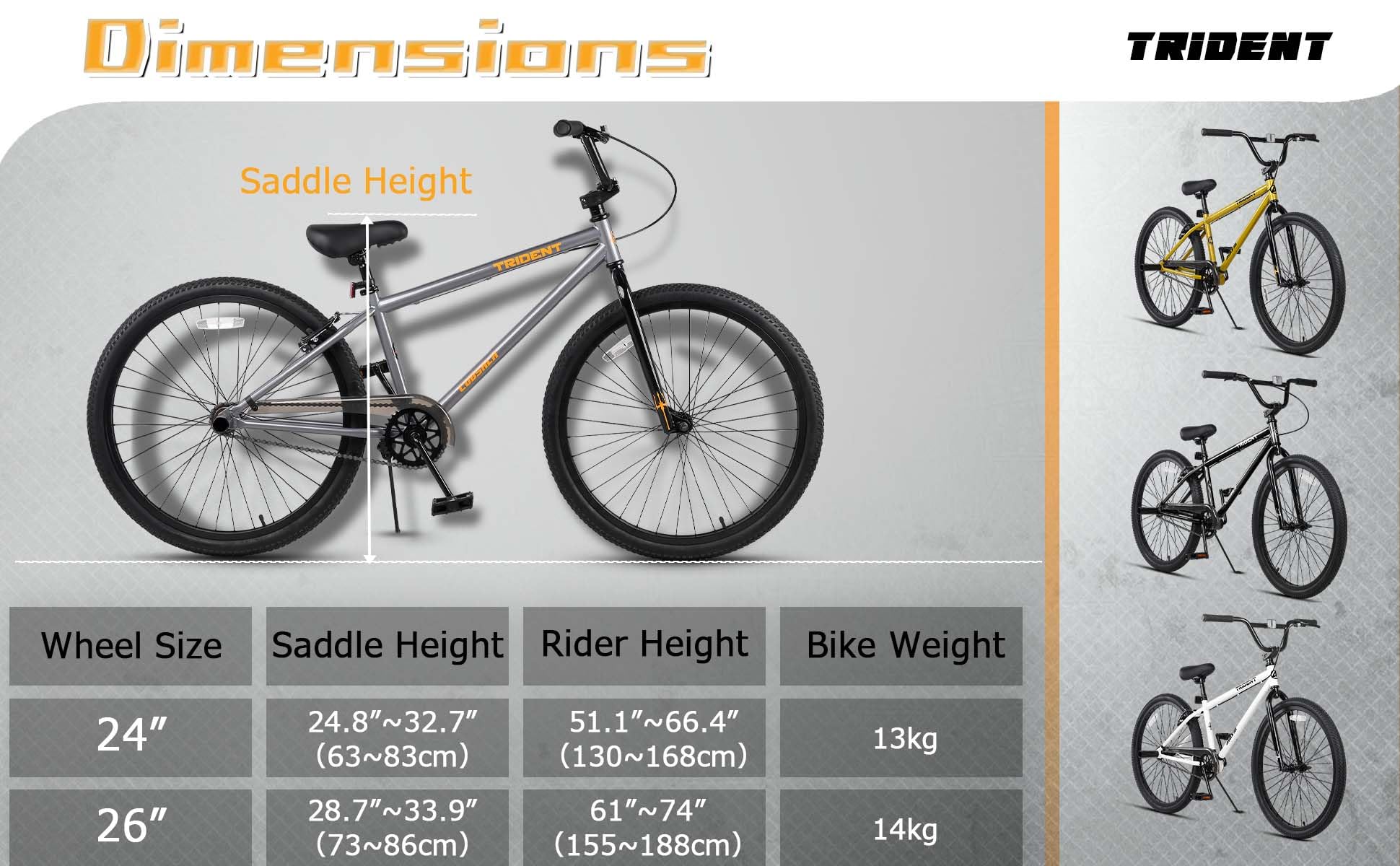 AVASTA 24 26 Zoll BMX Fahrräder Freestyle für Anfänger und Fortgeschrittene mit 2 Pegs Trick Cycling und Professional Riding