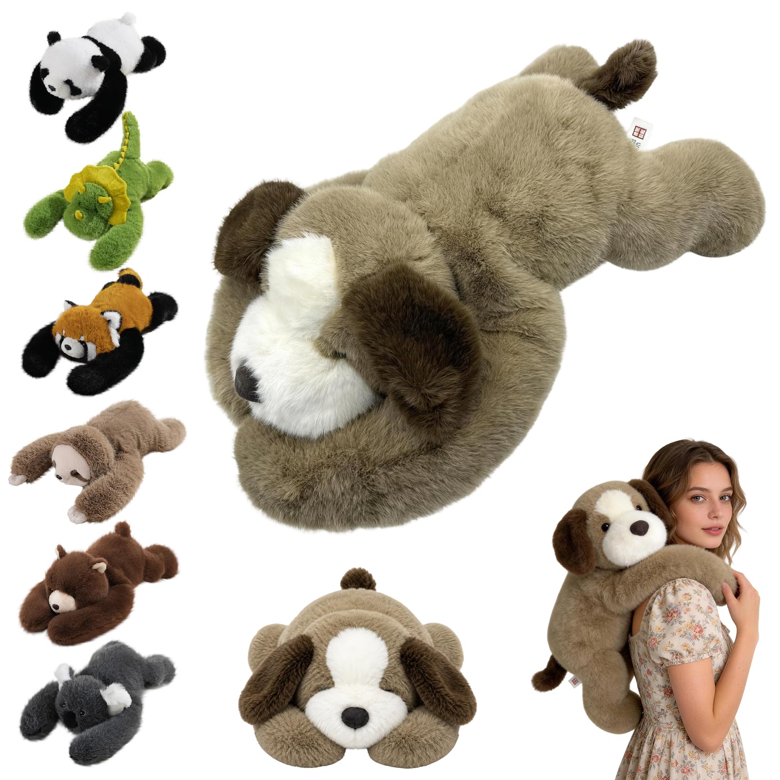nnOuOnn Weighted Stuffed Animals (dog (65 cm, 990 g))