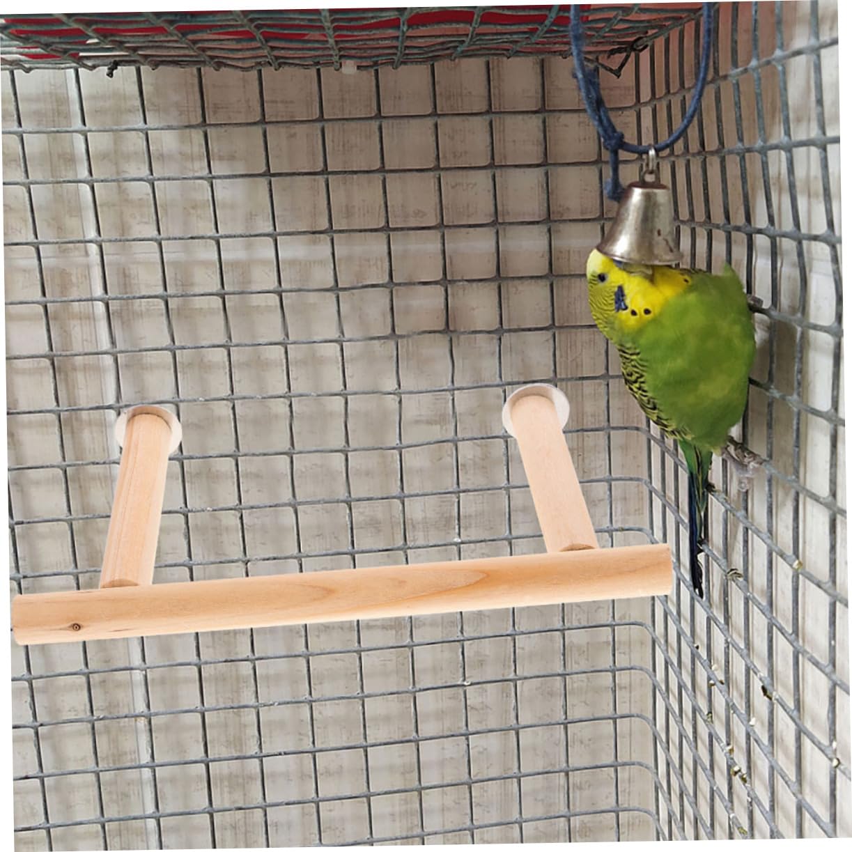 VANZACK 10pezzi Posatoi Per Uccelli Legno Naturale Accessorio Per Uccelli Da Gabbia Per Parrocchetti e Pappagalli Facile Da Installare