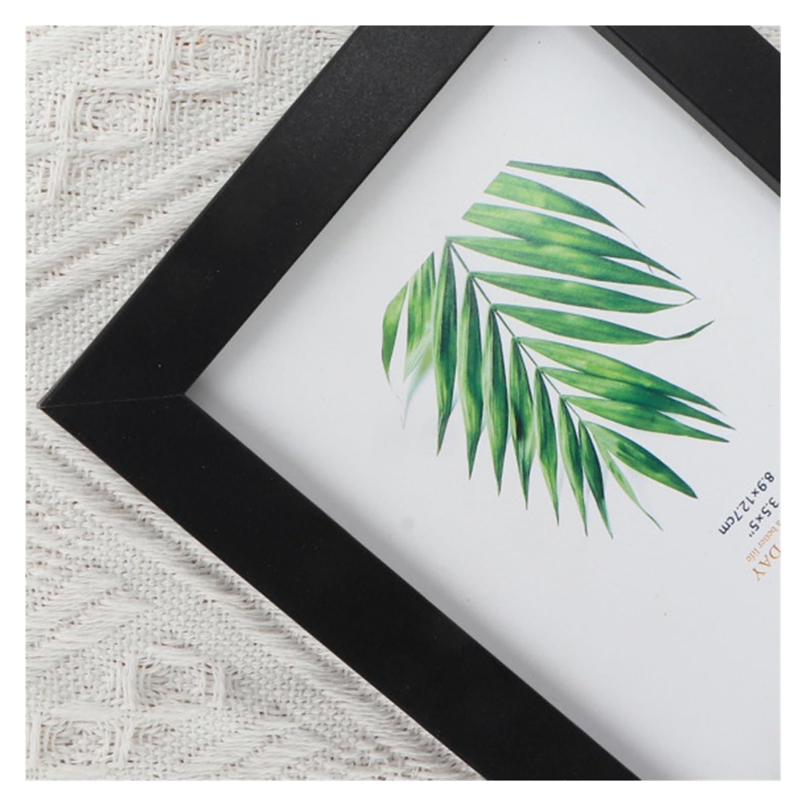 DAJGRHE Photo Frame Wood Small Photo Frame For Wall Hanging With Glass 9X13 13X18cm Wooden Picture(Black Frame,9X13cm 5inch)