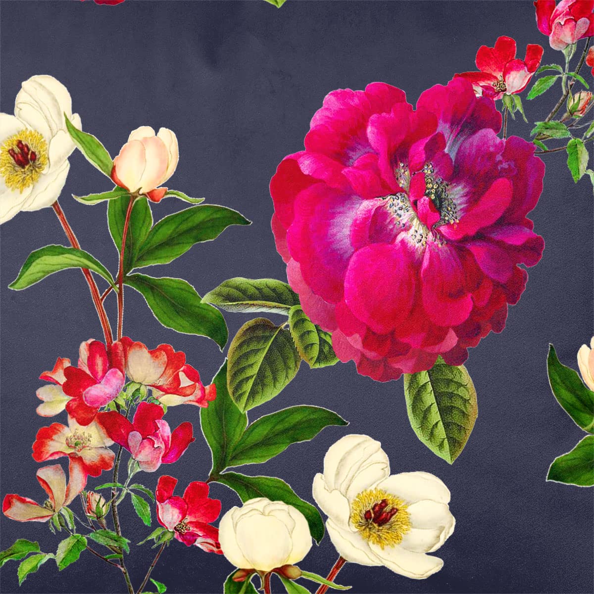 Izabela Peters Graphite Luxury Upholstery Curtain Fabric - Eco-Friendly Velvet - Designer Blind, Craft, Sewing Fabric By The Metre - Floral Glade - Sample