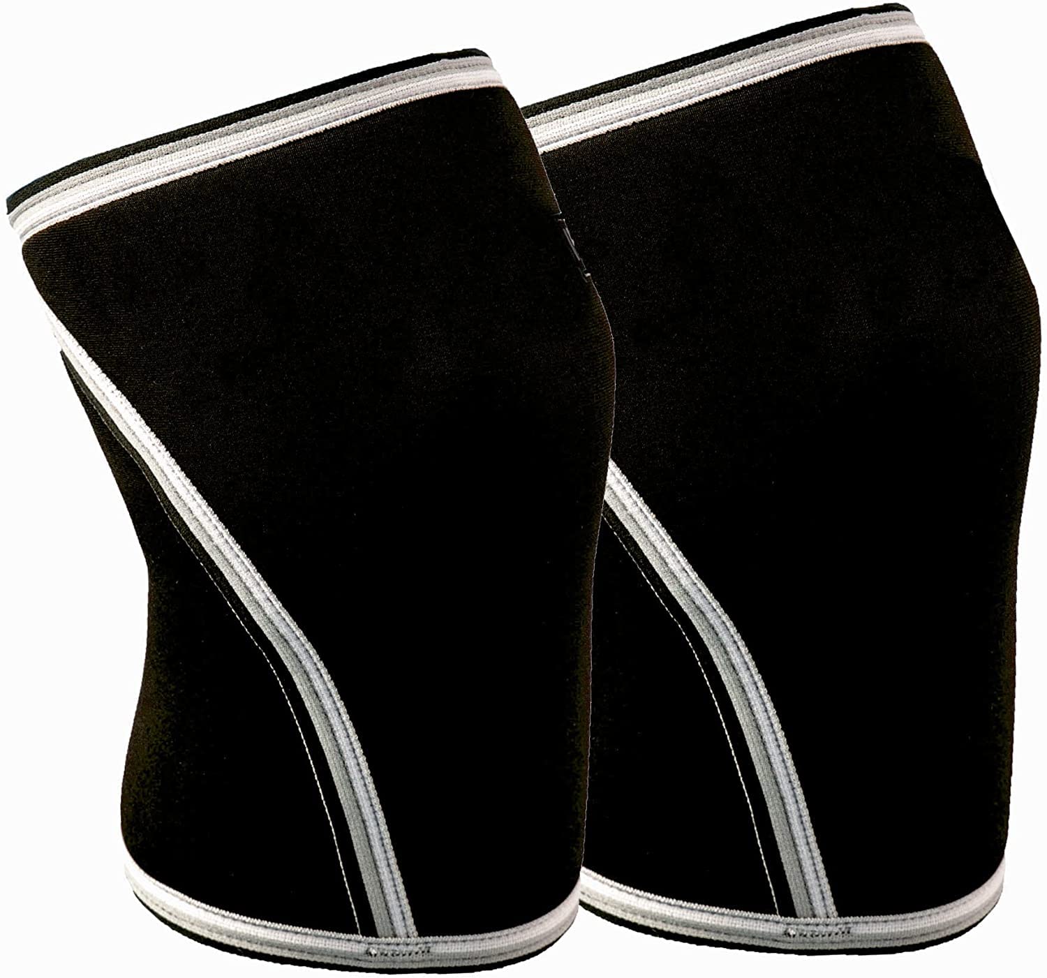 Leosportz Knee Support for men Gym (1Pair) - 7mm Power Knee Support Gym Workout | Knee Sleeves for Running Jogging Gym Squats (XL, Black) (B09PBX5LRQ) Amazon Price History, Amazon Price Tracker