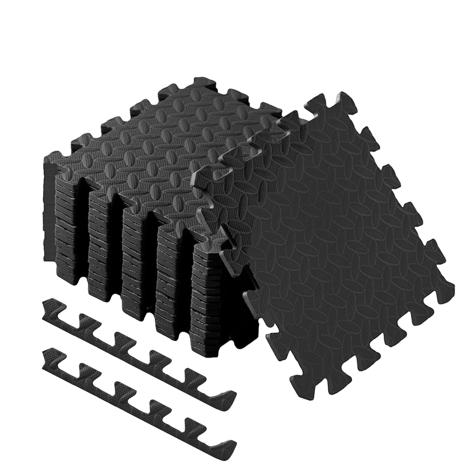 Bodenschutzmatte 1 cm Dicke Bodenmatte Profi-Set 30x30x1,0 cm Kompaktmatten EVA Sportmatte Rutschfest Fitnessmatte Pool Unterlage Sport Matten