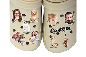 2PCS Personalized Croc Jibits: Create a Unique Shoe Expression!