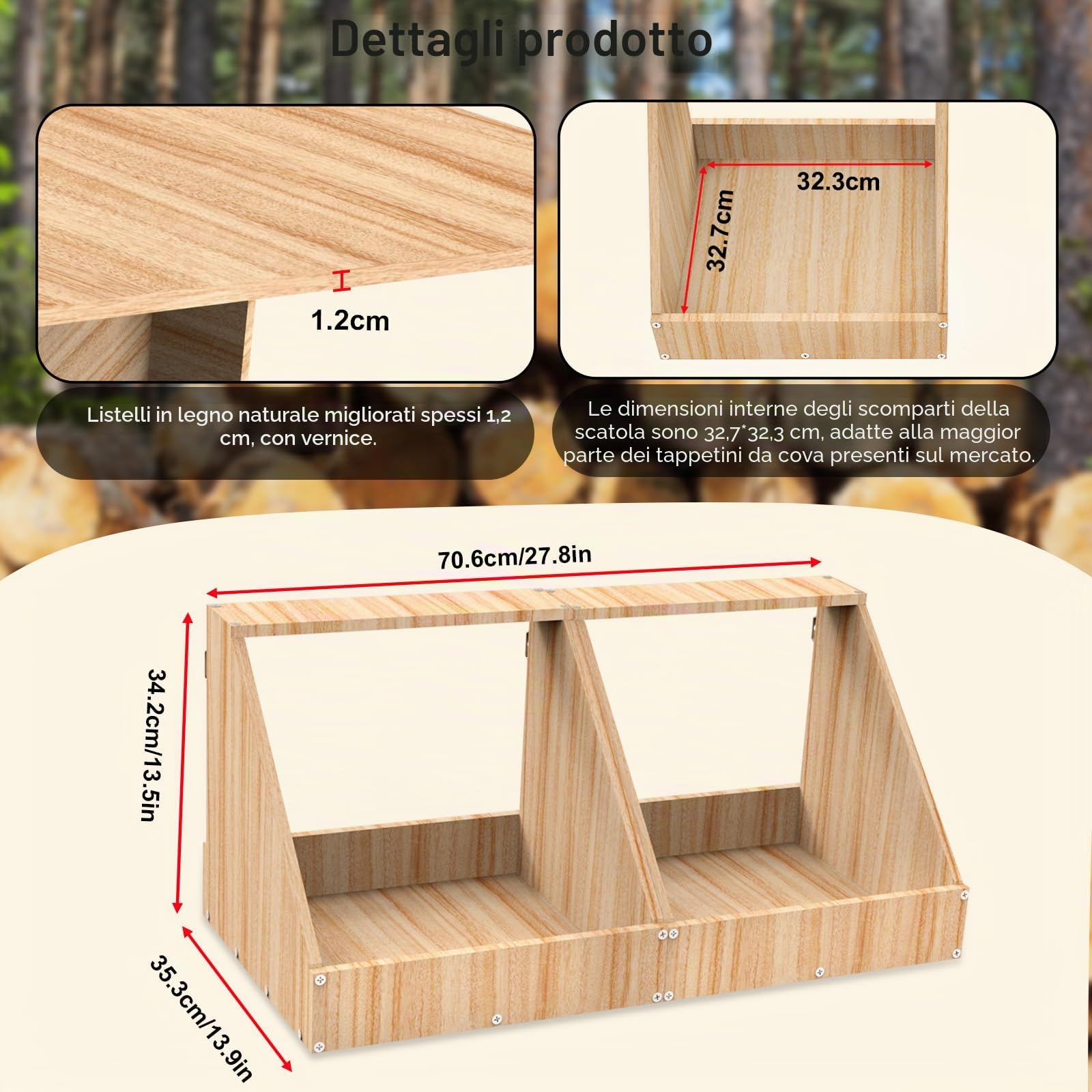 Carbonizzate E Verniciate Nidi Per Galline Ovaiole, 2 Pezzi | 35,3 x 35,3 x 34,2 cm, Nidi Per Galline Da Parete, Creano Un'area Di Raccolta Sicura Per Le Uova Deposte, Nido Per Galline