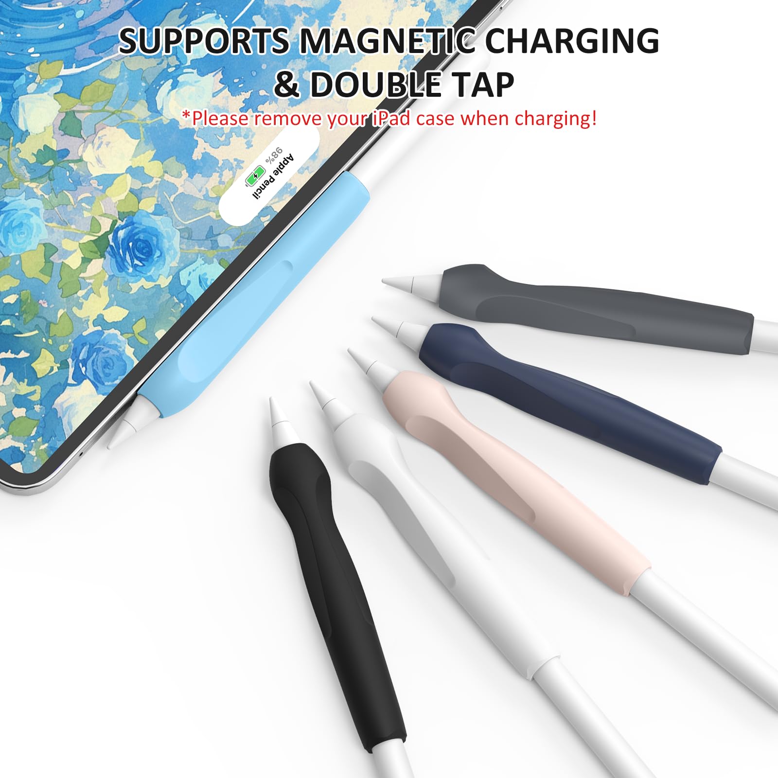 Amazon.co.jp: NIUTRENDZ シリコングリップ Apple Pencil Pro & 第2
