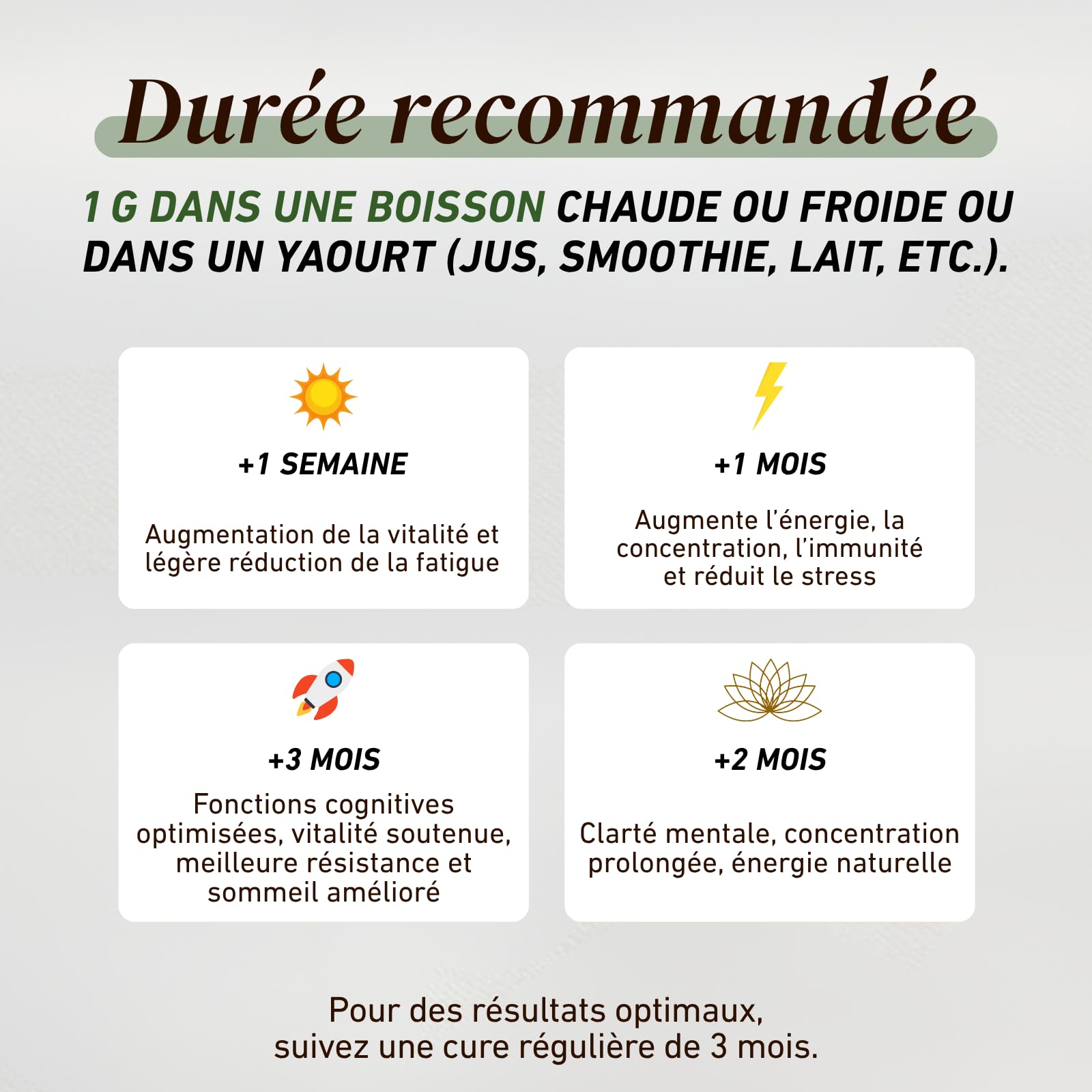Complexe 5 Champignons Bio en Poudre Vegan - Lion's Mane, Reishi, Cordyceps, Shiitake, Chaga - Digestion, Bien-Être - 1 Gramme Par Jour - Testé en Laboratoire - Fabriqué en France