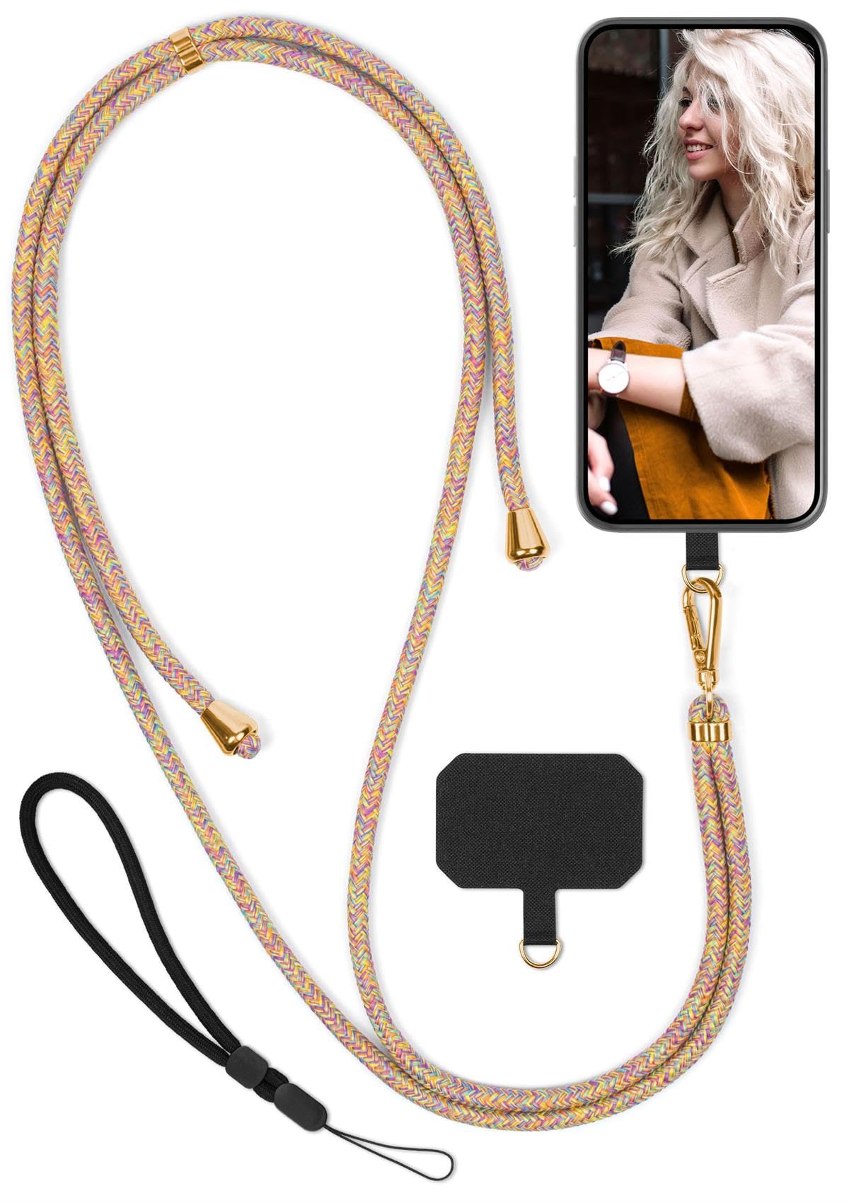 CADORABO Per Telefono Cellulare, CORDINO Per Nord N100 ,VIOLA - Foto 5