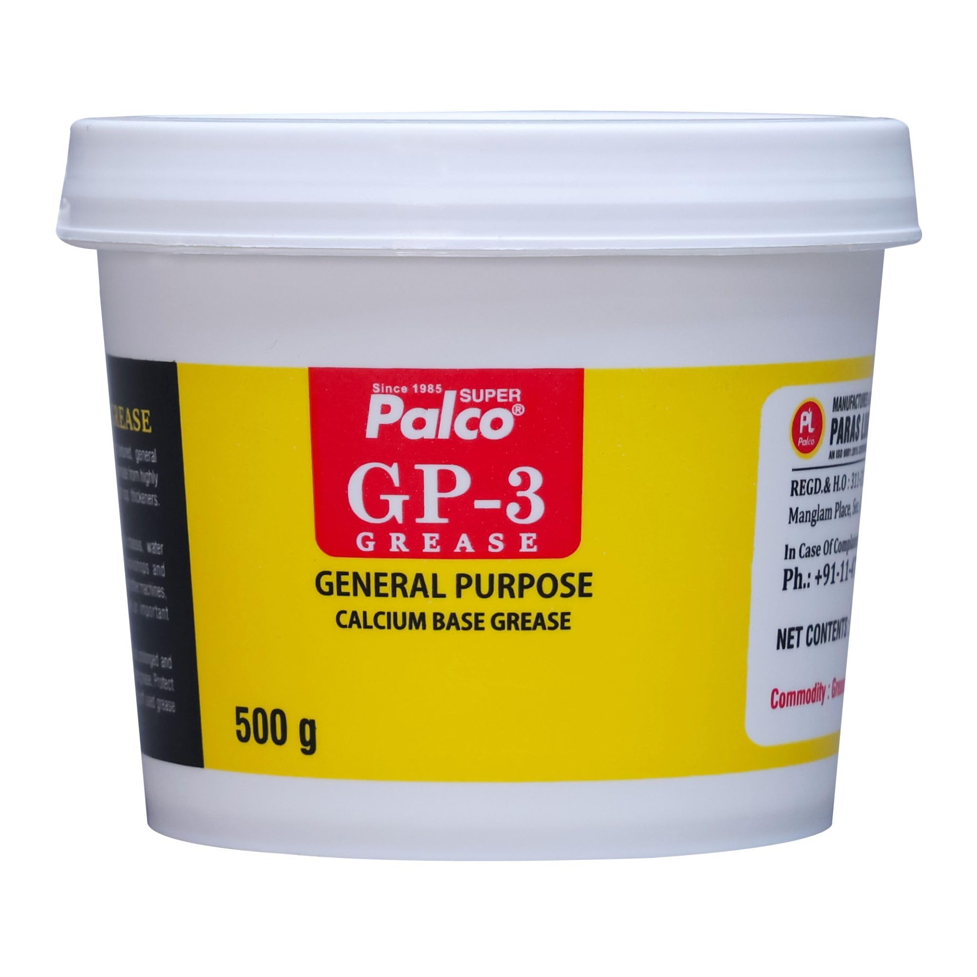 PALCO GP-3 Grease 500g (Pack of 1) General Multipurpose Water Resistant & Chassis Bearing Calcium Base Grease for Car Machinery Industrial Agricultural Bike Chain Lube NLGI-3 Long Lasting Lubricant-image-25