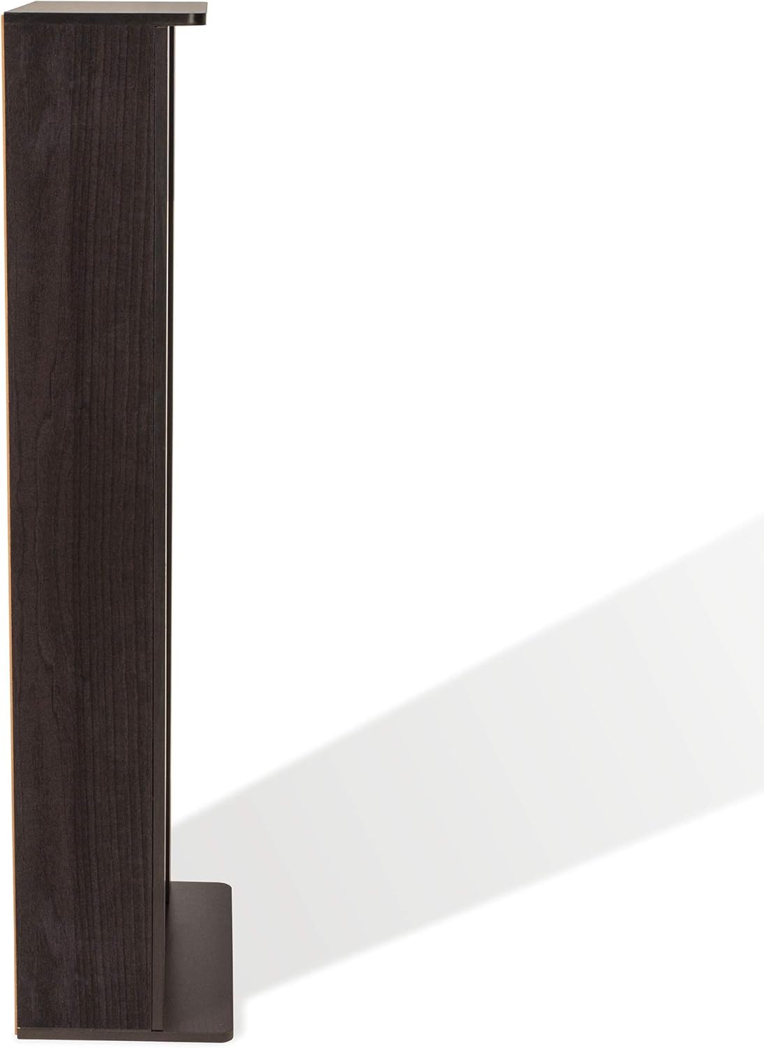 Atlantic Canoe Curved Multimedia Cabinet - Holds 231CDs, 115DVDs or 140 Blu-ray Games, Adjustable Shelves, in Espresso, 15 X 9.5 X 43 inches, PN22535717: Home Audio & Theater