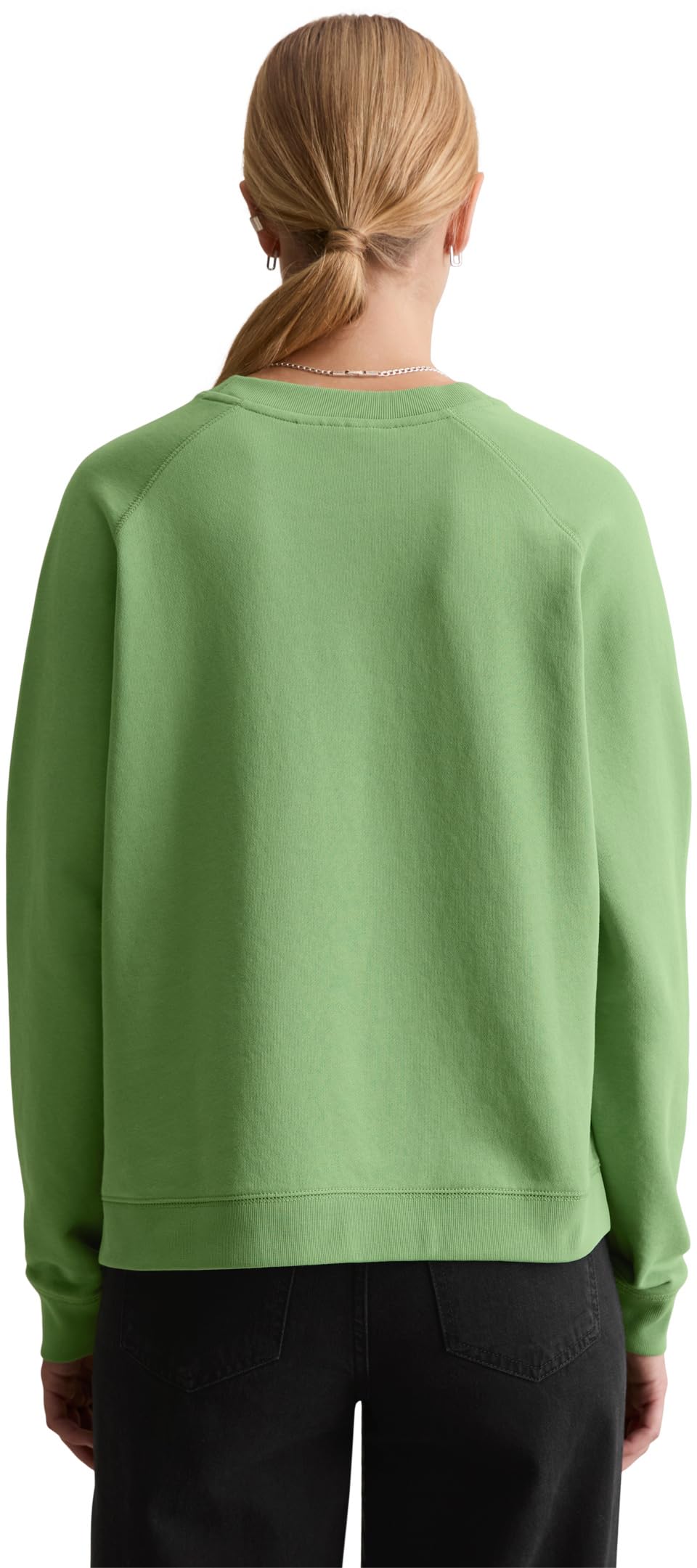 Marc OߴPolo Denim Damen Sweatshirt aus Bio-Baumwolle mit Raglanärmeln, Lila (Smoky Grape), XXS – Ansicht 3