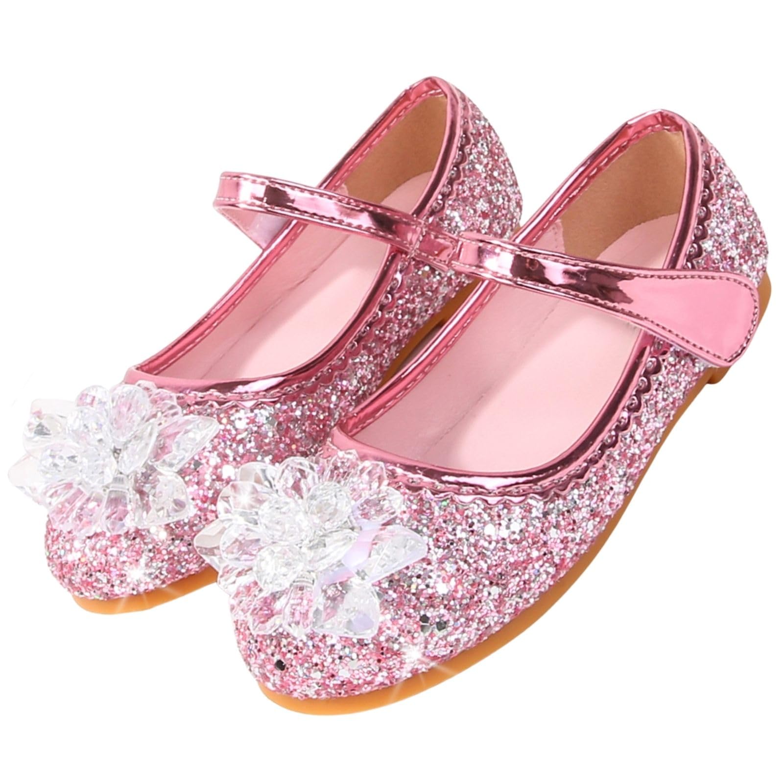 Zapatos de Princesa para Niñas Zapatillas Planos Elsa Zapatos de Baile Deportivos para Niños Adecuados para Fiestas de Disfraces Cosplay