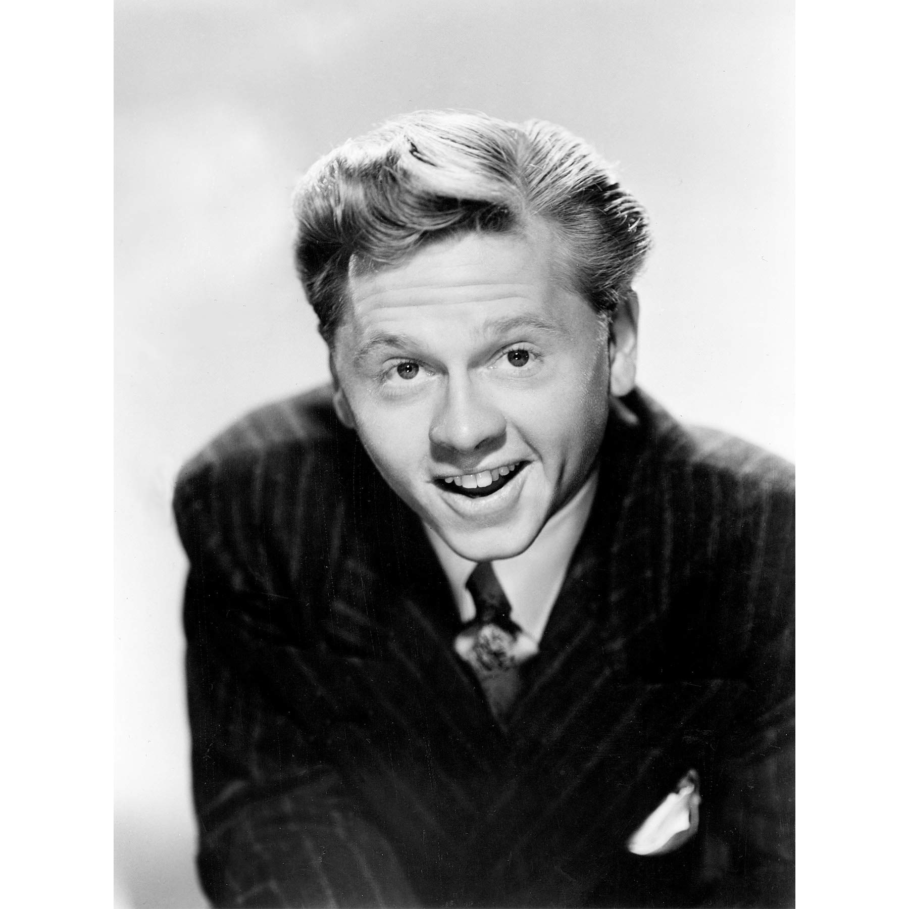 Portrait Movie Actor Mickey Rooney Promo Photo Premium Wall Canvas 18X24 Inch